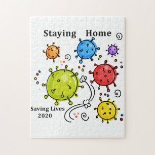 Coronavirus Puzzle Legpuzzel