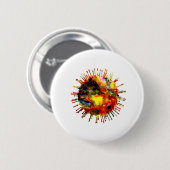 Coronavirus Ronde Button 5,7 Cm (Voorkant /achterkant)