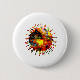 Coronavirus Ronde Button 5,7 Cm