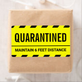 Coronavirus Self Isolation Quarantine Etiket (Insitu)