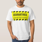Coronavirus Self Isolation Quarantine T-shirt (Voorkant)
