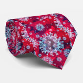 Coronavirus Stropdas — Illustratie (Opgerold)