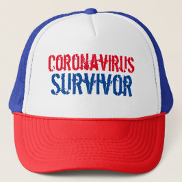Coronavirus Survivor Trucker Hat Pet