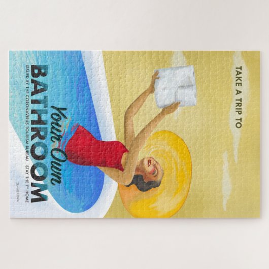 Coronavirus Tourism Bureau Bathroom Legpuzzel (Horizontaal)