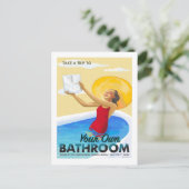 Coronavirus Tourism Bureau briefkaart (Staand voorkant)