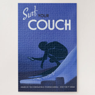 Coronavirus Tourism Bureau Couch Surf Legpuzzel