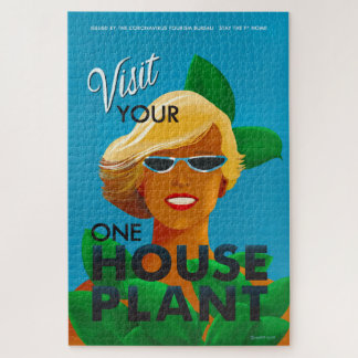 Coronavirus Tourism Bureau House Plant Legpuzzel