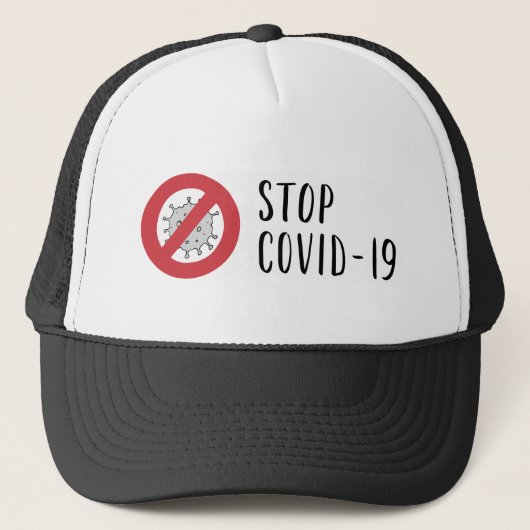 Coronavirus Trucker Hat Trucker Pet (Voorkant)