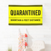Coronavirus Zelf Isolatie Quarantaine Spandoek (Insitu)