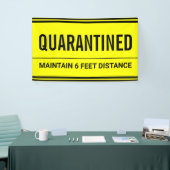 Coronavirus Zelf Isolatie Quarantaine Spandoek (Beurs)