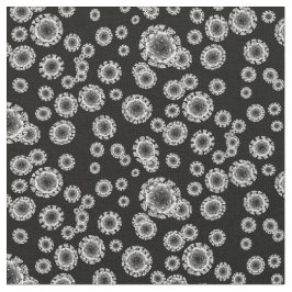 Coronavirus - Zwart-wit Stof