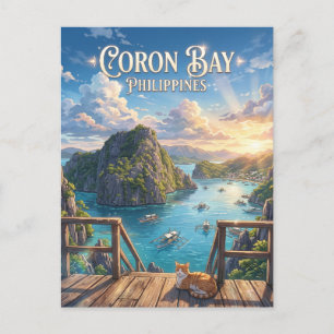 Coronbaai Filipijnen Briefkaart