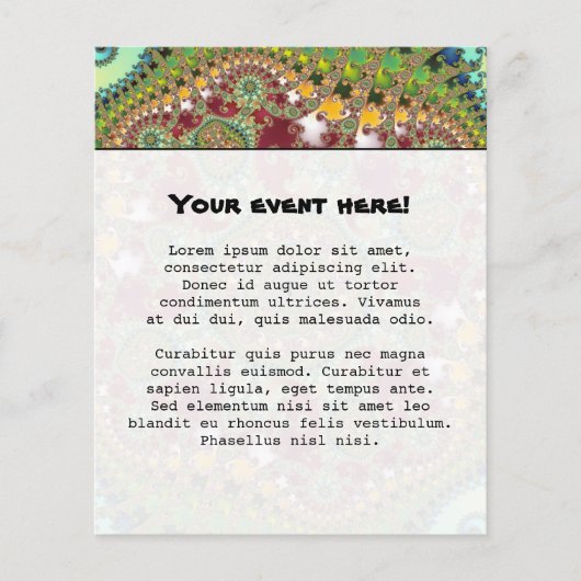 Coronel - Fractal Flyer (Voorkant)