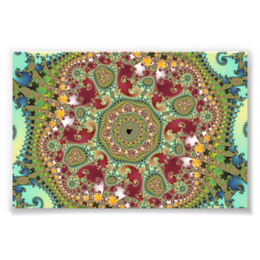 Coronel - Fractal Foto Afdruk (Voorkant)