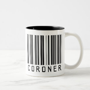 Coroner Bar-code Tweekleurige Koffiemok