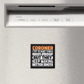 Coroner Ik probeer dingen grappig te maken uitspra Magneet (Insitu (Vaatwasser))