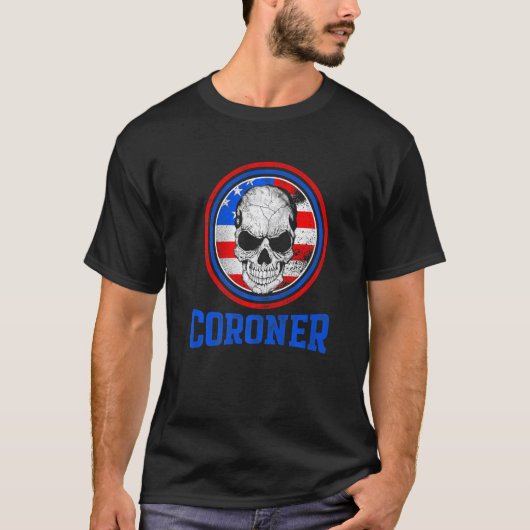 Coroner Medical Examiner Onderwijs T-shirt (Voorkant)
