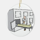 Coroner Morgue Room Keramisch Ornament (Links)