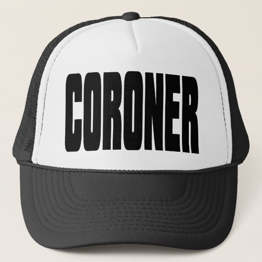 Coroner Trucker Pet (Voorkant)