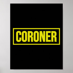 Coroner uniform kostuum Halloween Poster