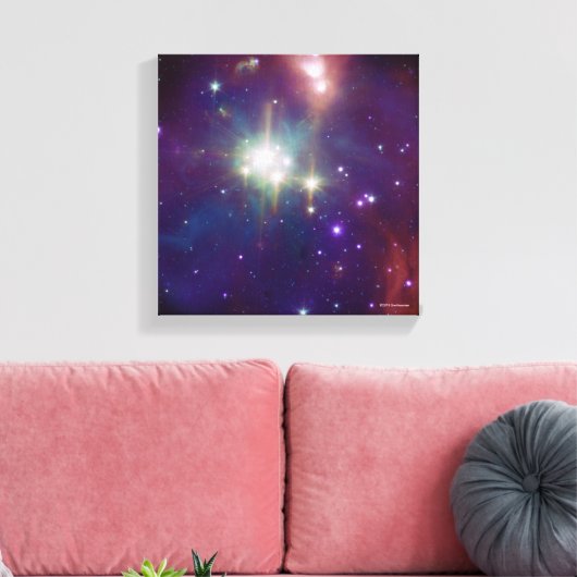 Coronet-cluster Canvas Afdruk (Insitu (Woonkamer))