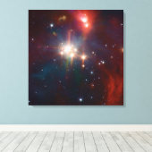 Coronet infraroodstercluster NASA Canvas Afdruk (Insitu (Houten vloer))