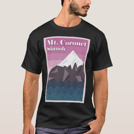 Coronet monteren (Grunge-structuur) T-shirt (Voorkant)