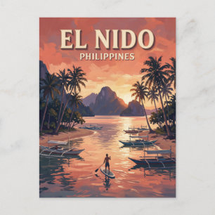 Corong Corong Strand El Nido Filipijnen Briefkaart