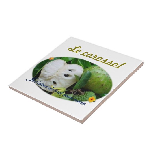 Corossol Tegeltje (Zijkant)