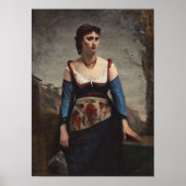 Corot - Agostina Poster (Voorkant)