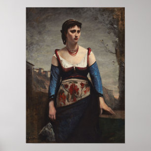 Corot - Agostina Poster