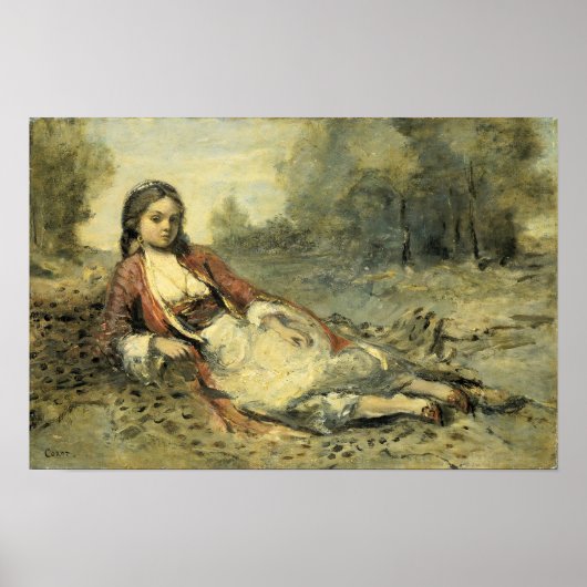Corot - Algerijns Poster (Voorkant)