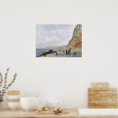 Corot - Chalk Cliffs nabij Yport Poster (Keuken)