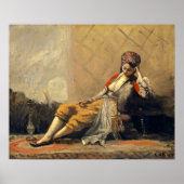 Corot - Chambermaid (Odalisque) 1871 Poster (Voorkant)