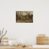Corot - Chateau Thierry 1855 Poster (Keuken)