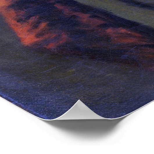 Corot - damemeditatie poster (Hoek)