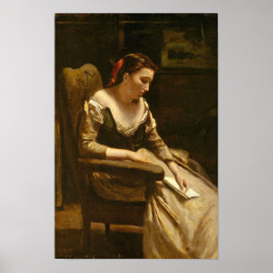 Corot - De brief Poster