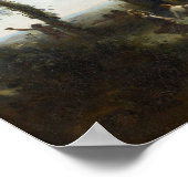 Corot - De dans van de nimfen Poster (Hoek)