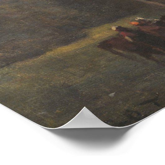 Corot - De kleine slaper Poster (Hoek)