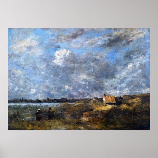 Corot - De windvlaag Poster (Voorkant)