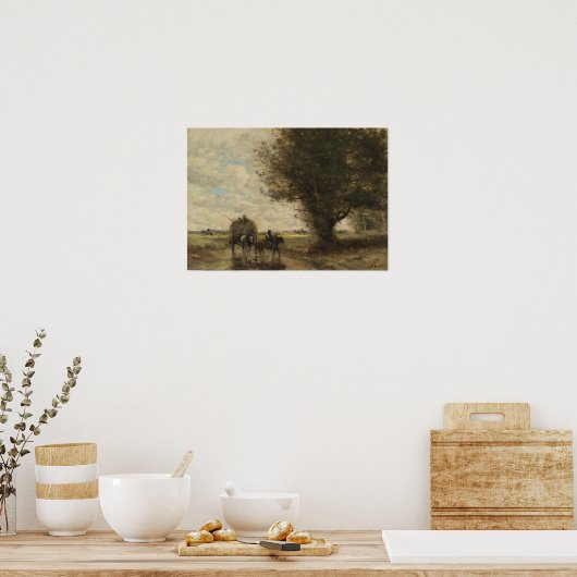 Corot - Door Corot Poster (Keuken)