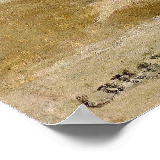 Corot - Fontainebleau Pavé De Chailly Poster (Hoek)