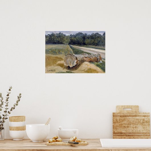 Corot - Fontainebleau Pavé De Chailly Poster (Keuken)