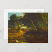 Corot Forest bij Fontainebleau Briefkaart (Voorkant / Achterkant)