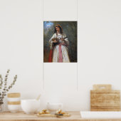 Corot - Gypsy With Mandolin Poster (Keuken)