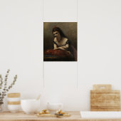 Corot - Het zigeunermeisje 1870 Poster (Keuken)
