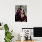 Corot - Italiaanse monnik lezend Poster (Thuiskantoor)