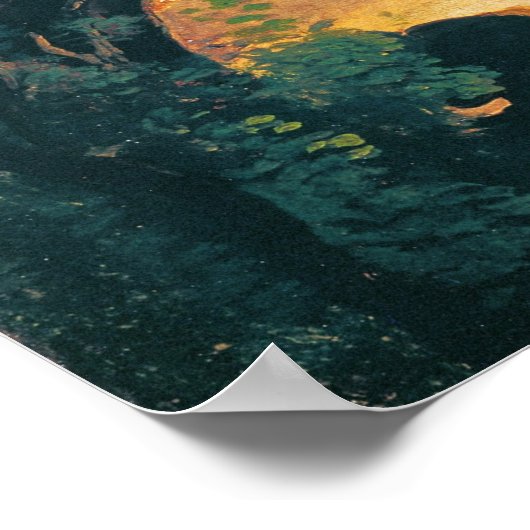 Corot - Lake Nemisee Poster (Hoek)