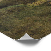 Corot - Landschap met Boerenvrouw 1861 Poster (Hoek)