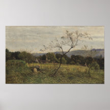 Corot - Landschap met boerin 1861